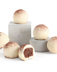 Cappuccino Vegan White Chocolate Truffles