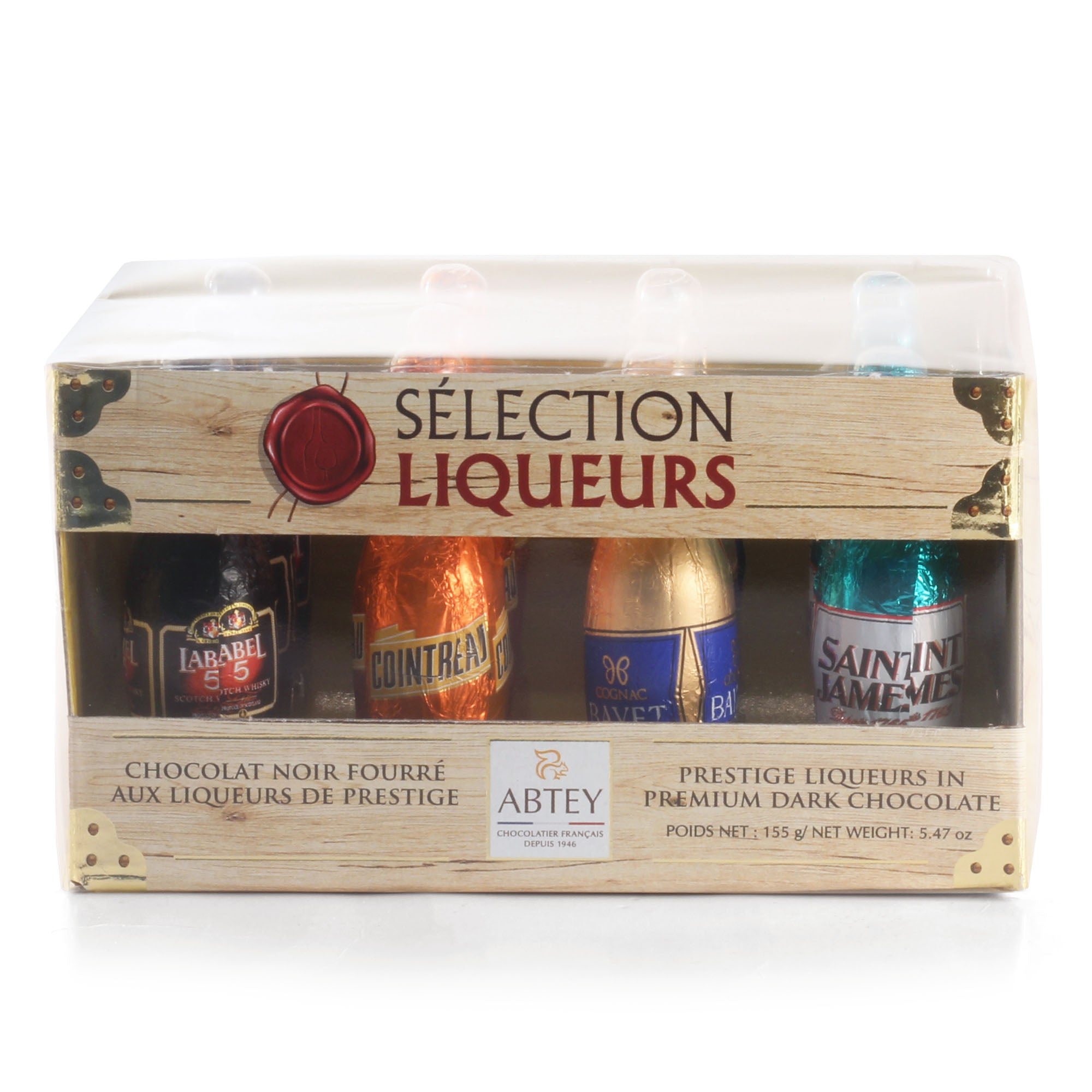 Abtey Chocolate Liqueur Selection Gift Crate