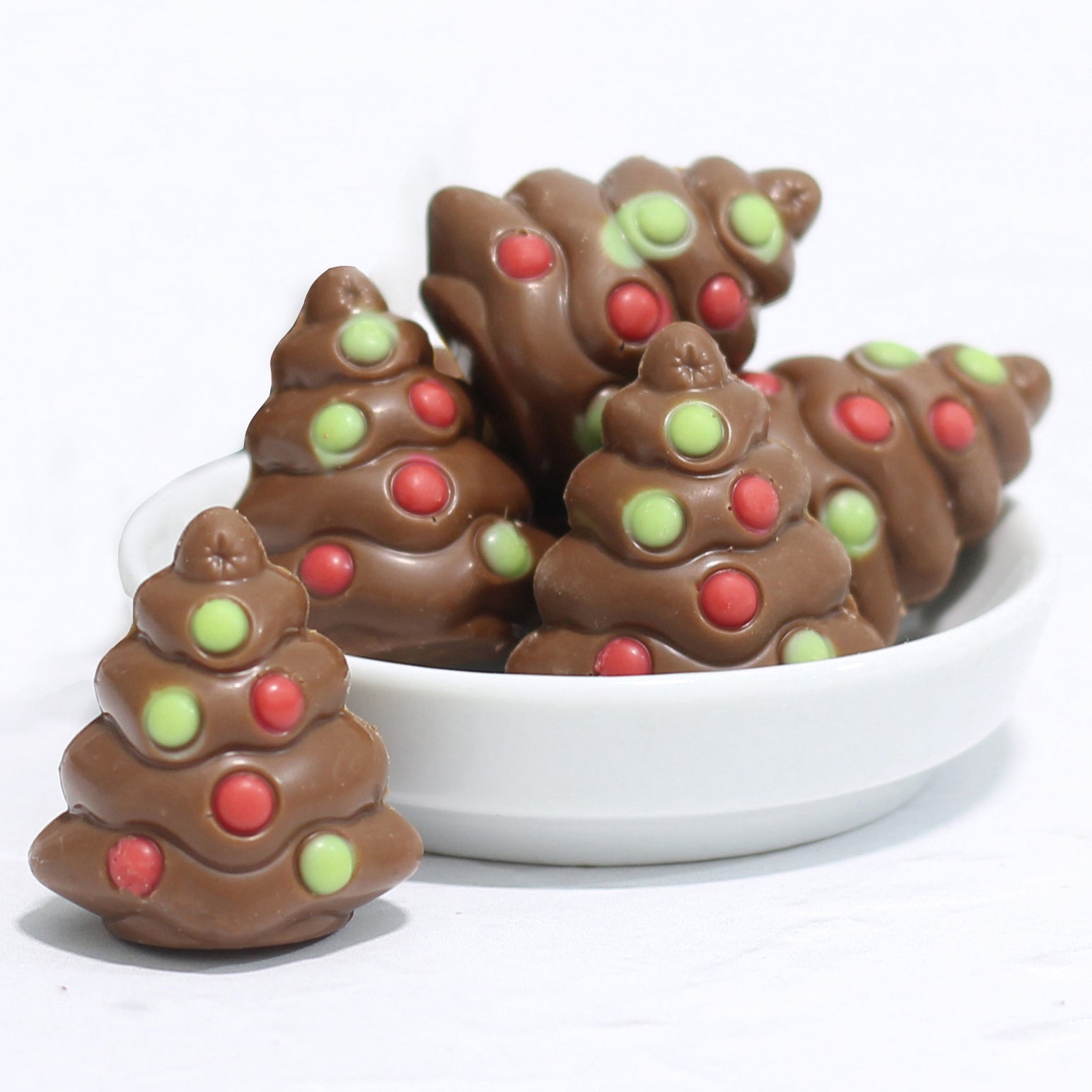 Chocolate Praline Christmas Trees