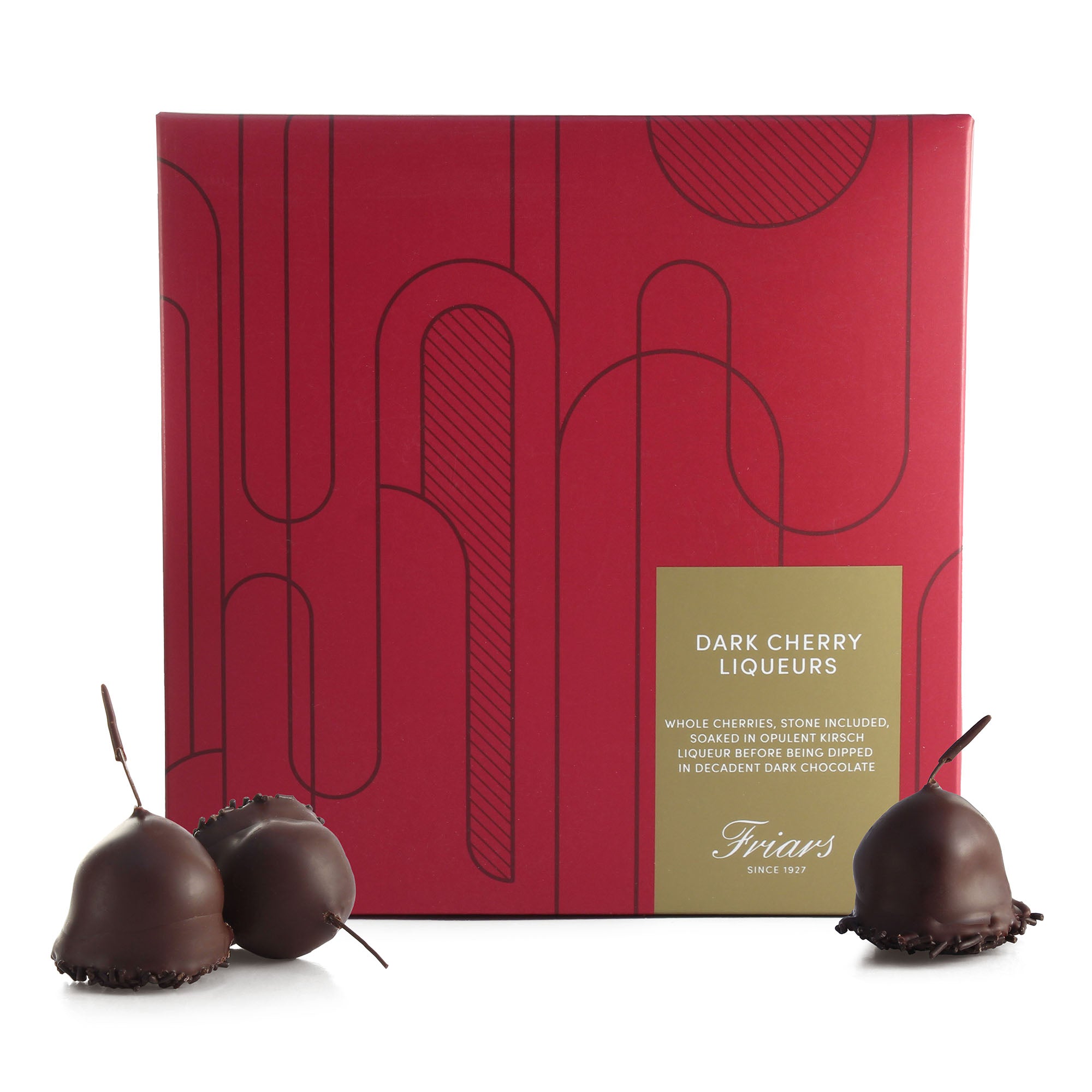 Cherry Liqueur Chocolates Dark Cerisettes Gift Box – Friars