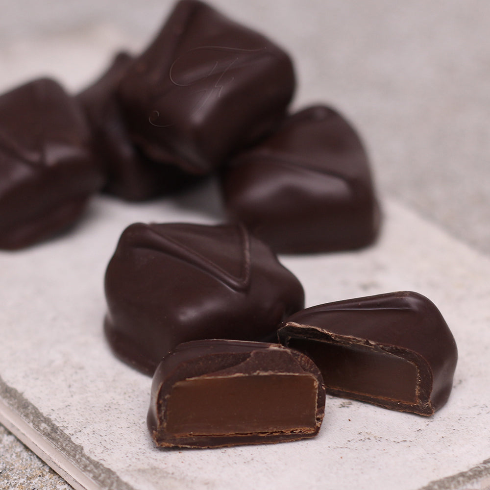 Dark Chocolate Caramels