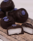 Chocolate Violet Fondant Creams