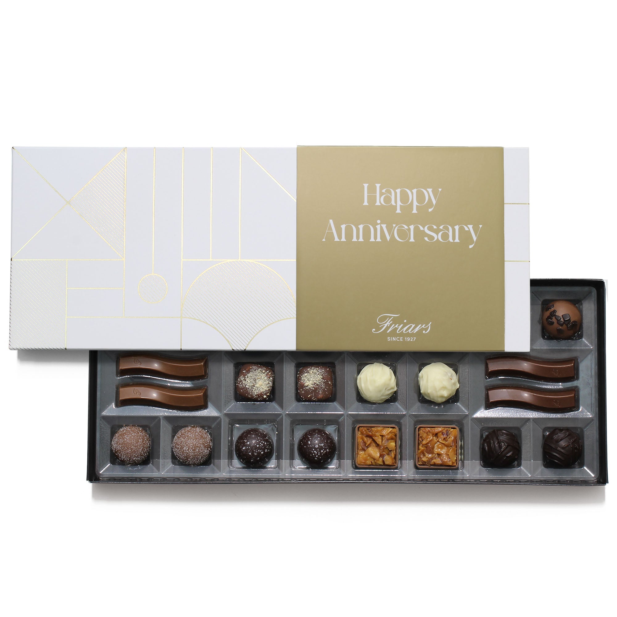 HAPPY ANNIVERSARY CHOCOLATE COLLECTION LUXE BOX
