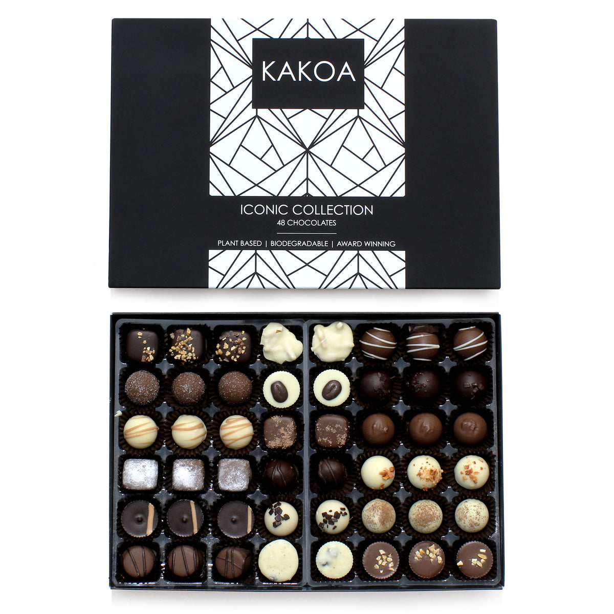 Kakoa Vegan Iconic Chocolate Box | 48 Chocolates – Friars
