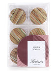 Lime and Chilli Dark Chocolates