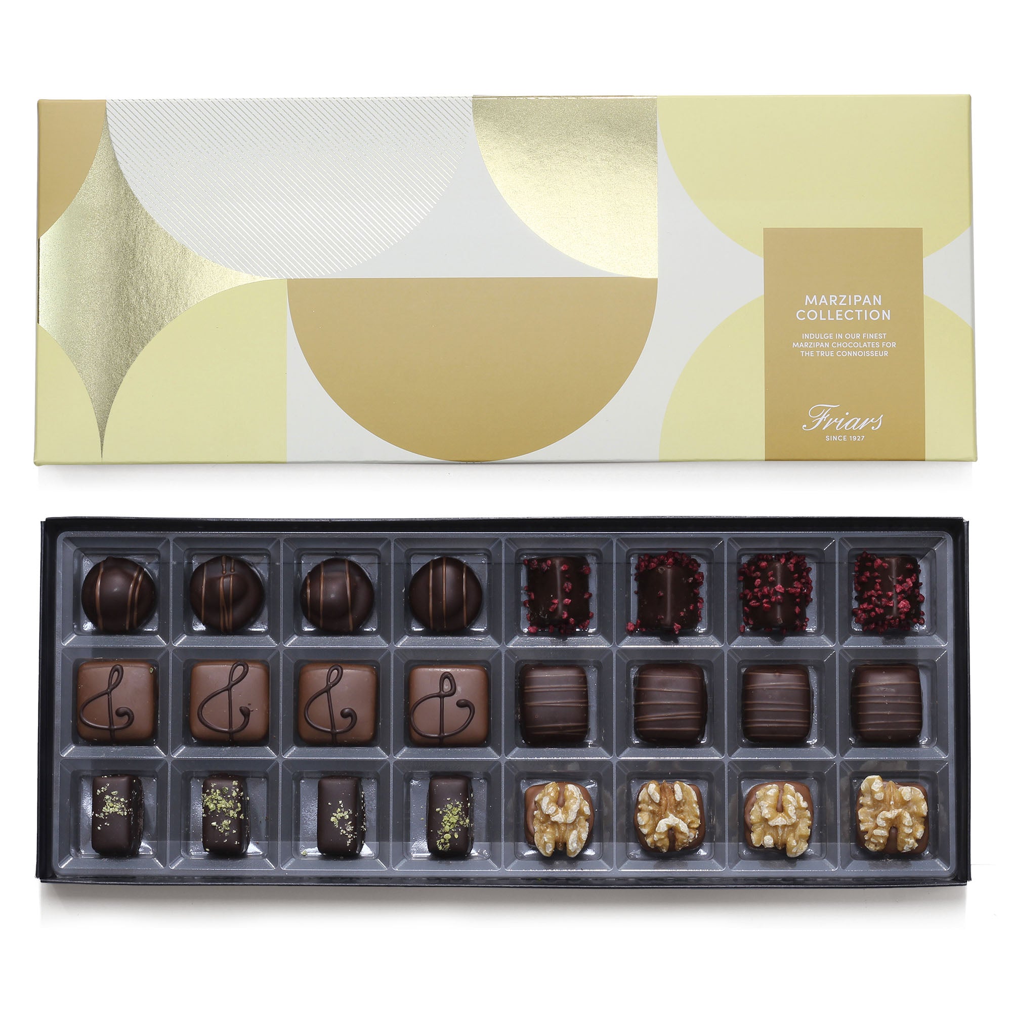 Marzipan chocolate gift box
