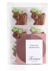 Praline Filled Chocolate Reindeers