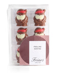 Praline filled chocolate Santas