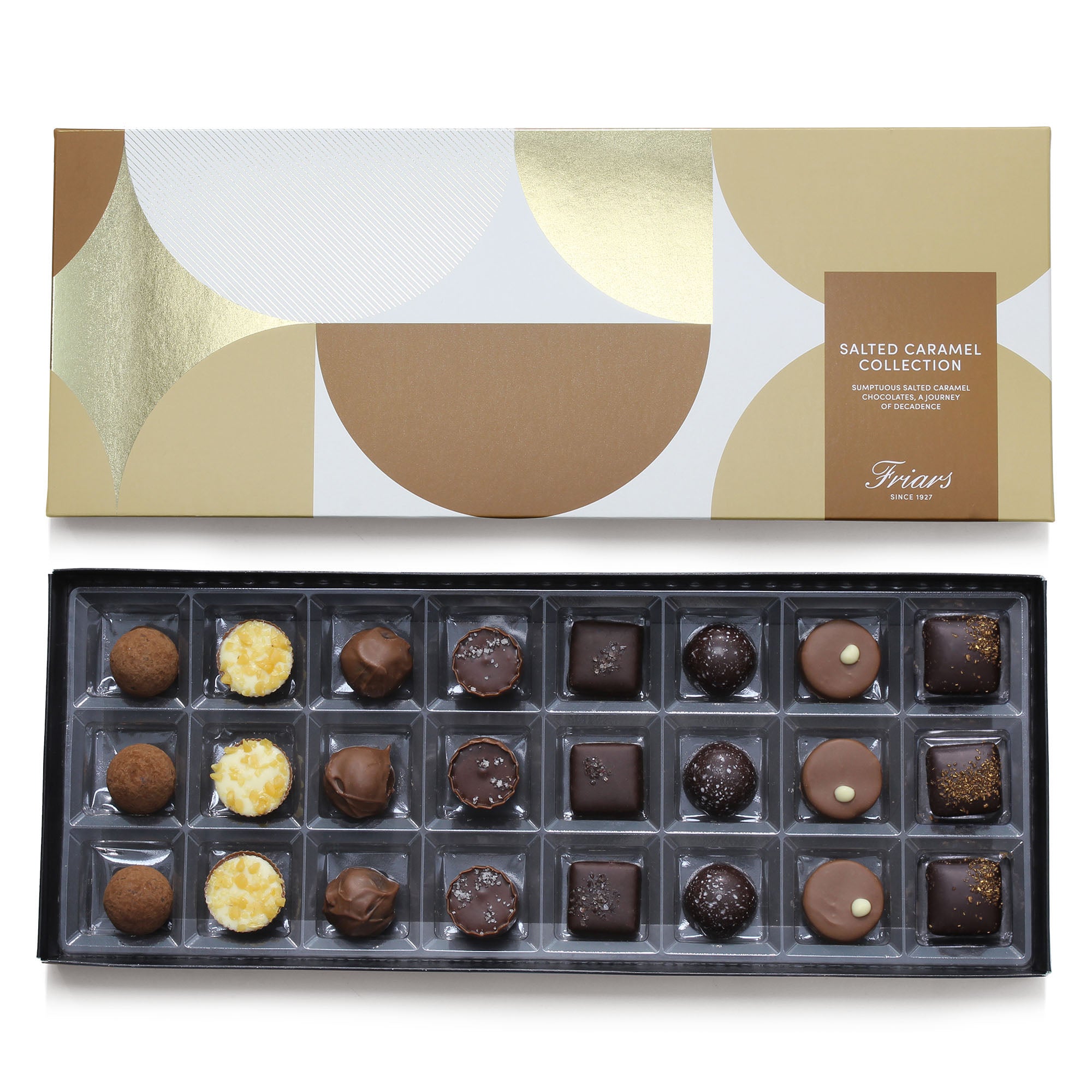 Salted caramel chocolate gift box
