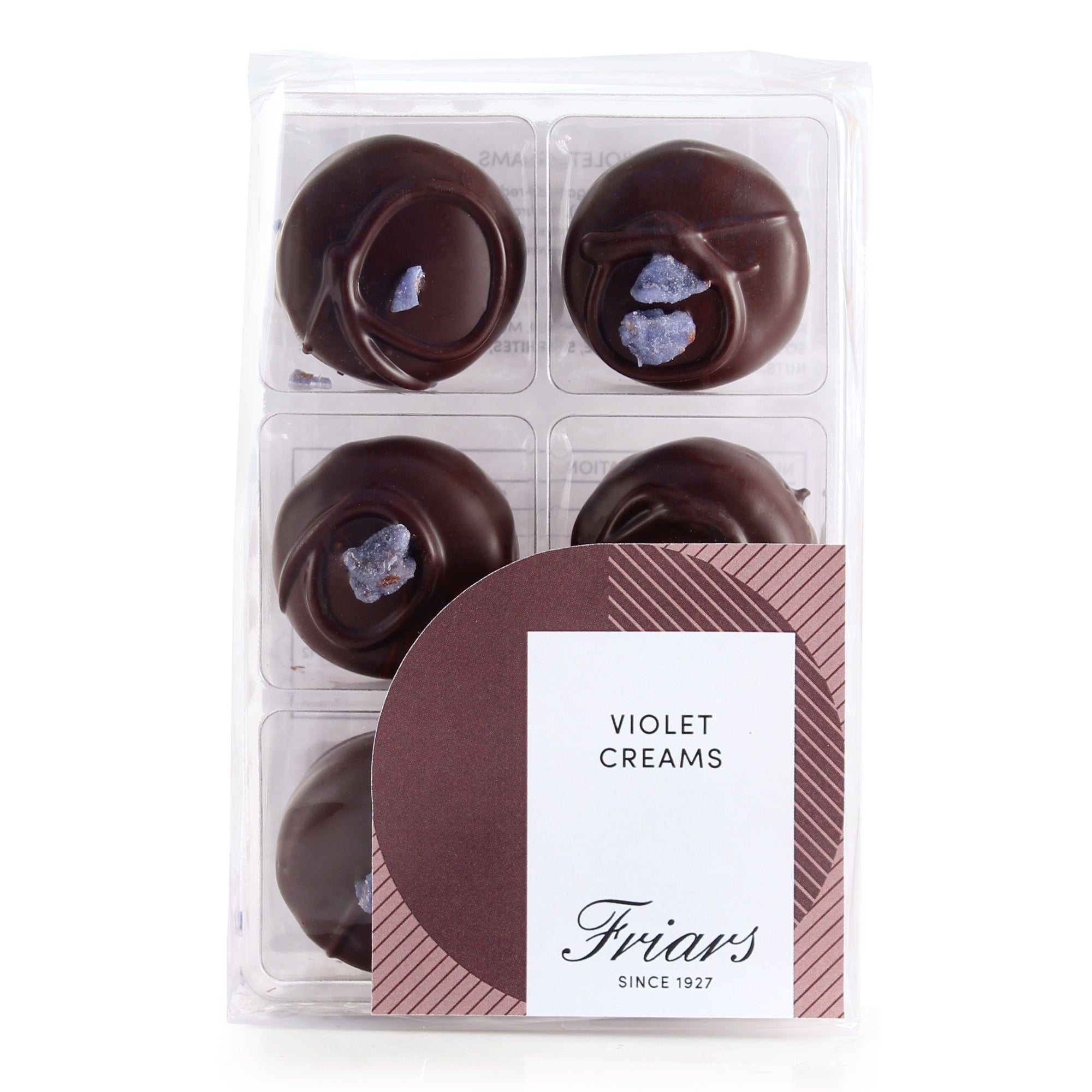 Violet Cream Dark Chocolates