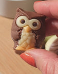 PRALINE CHOCOLATE OWLS