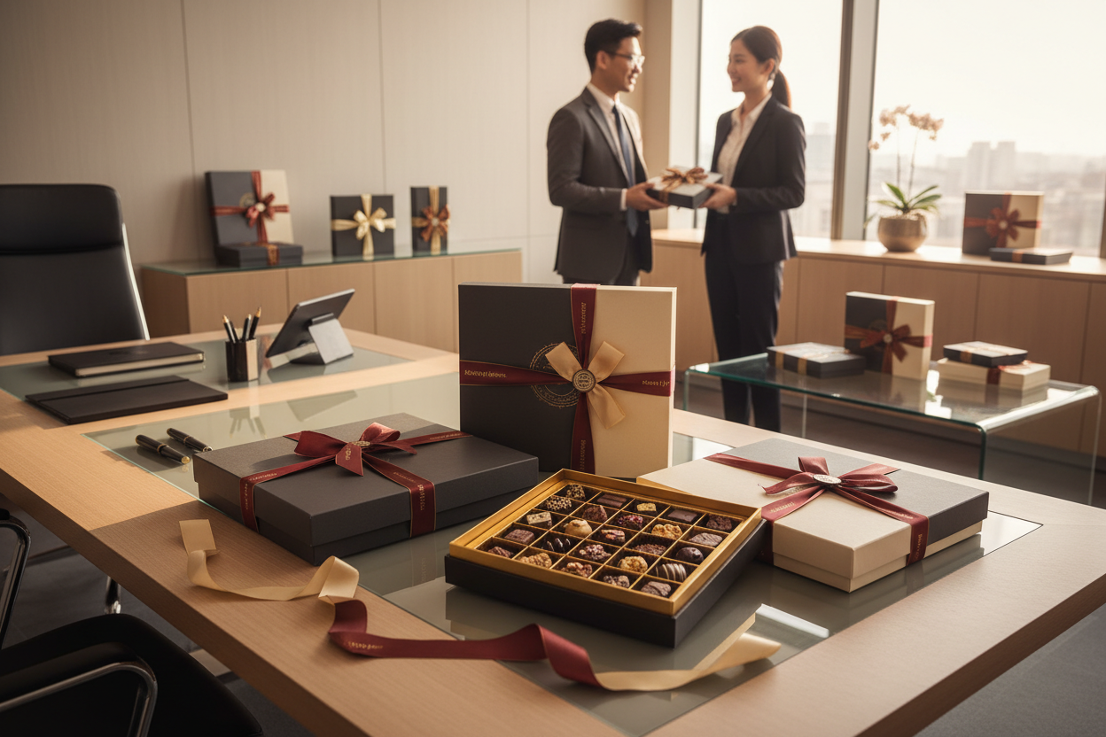Chocolate being gifted