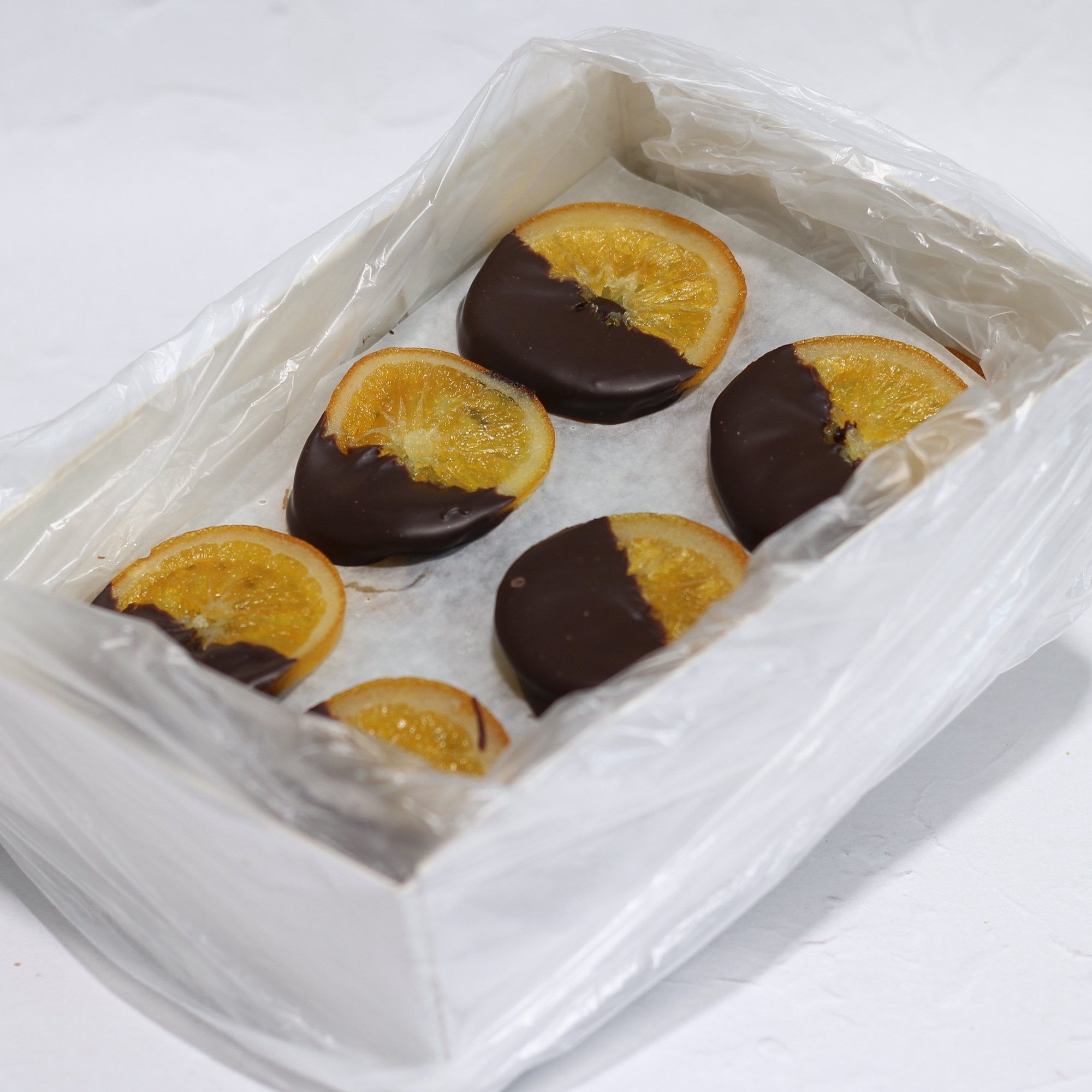 Candied Orange Slices In Chocolate