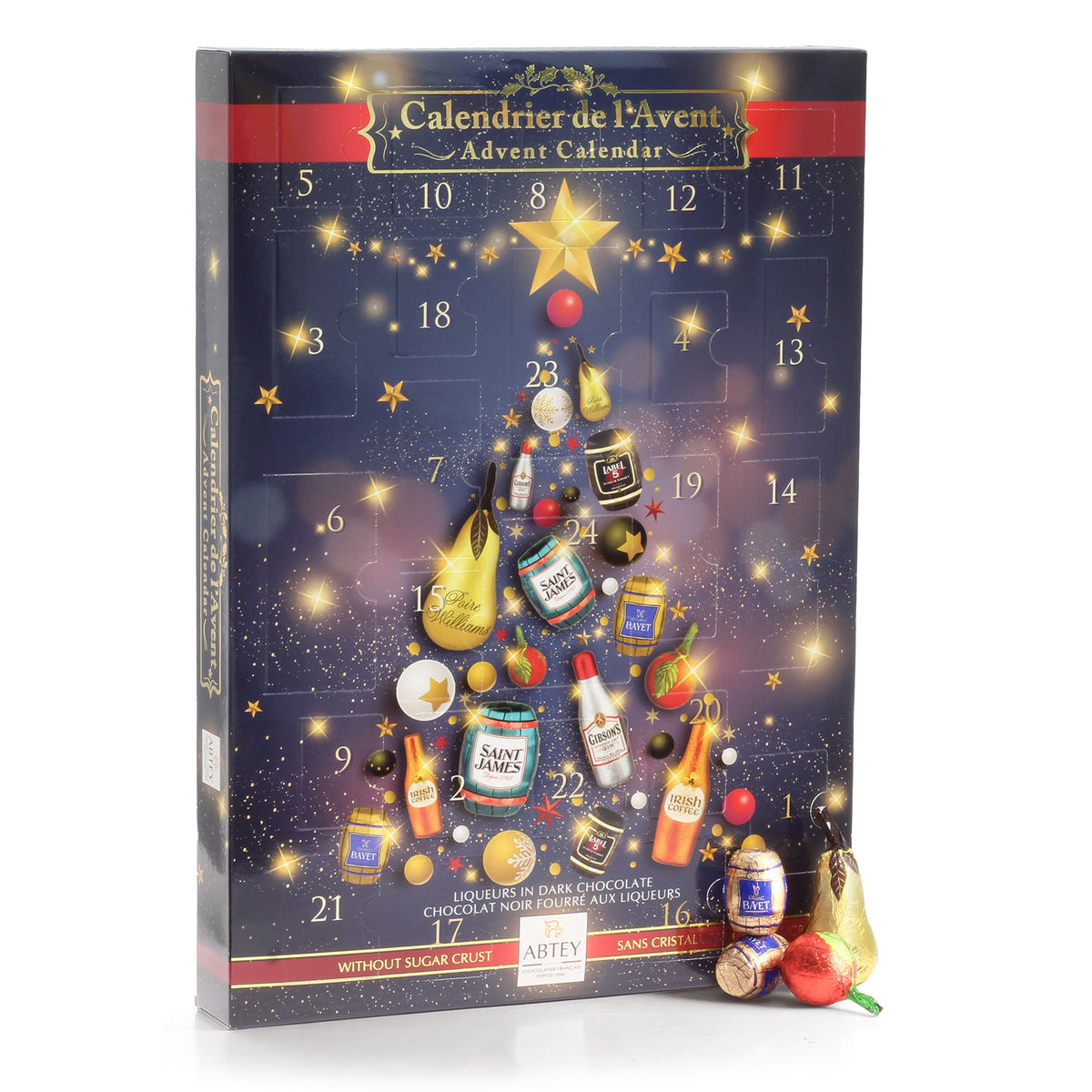 Abtey Christmas Tree Chocolate Liqueur Advent Calendar Friars Abtey Christmas Tree Chocolate Liqueur Advent Calendar Friars