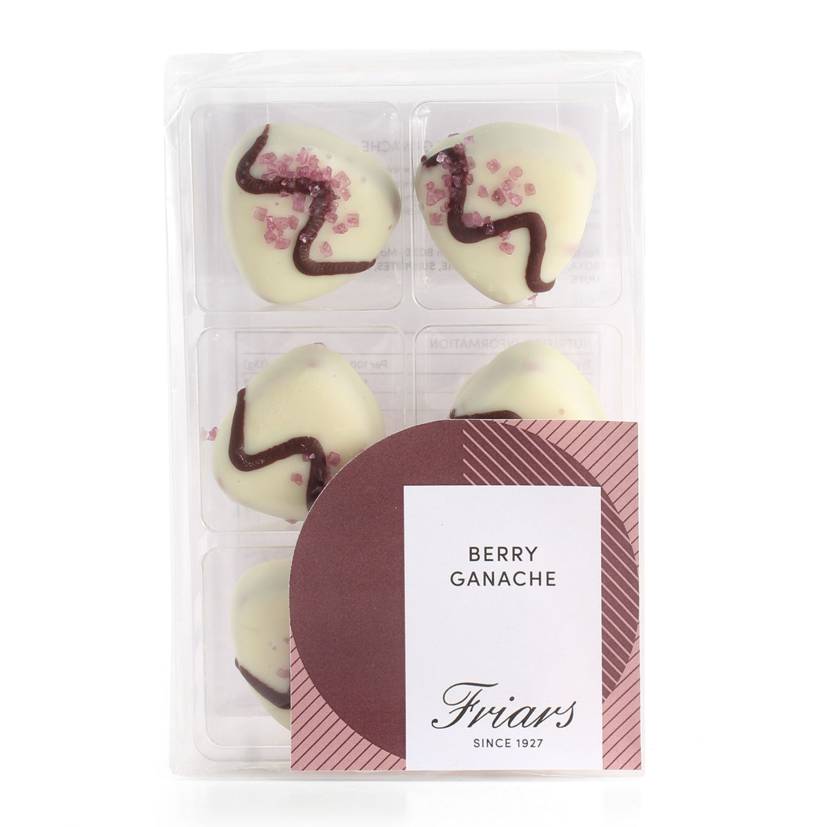 Berry ganache white chocolates