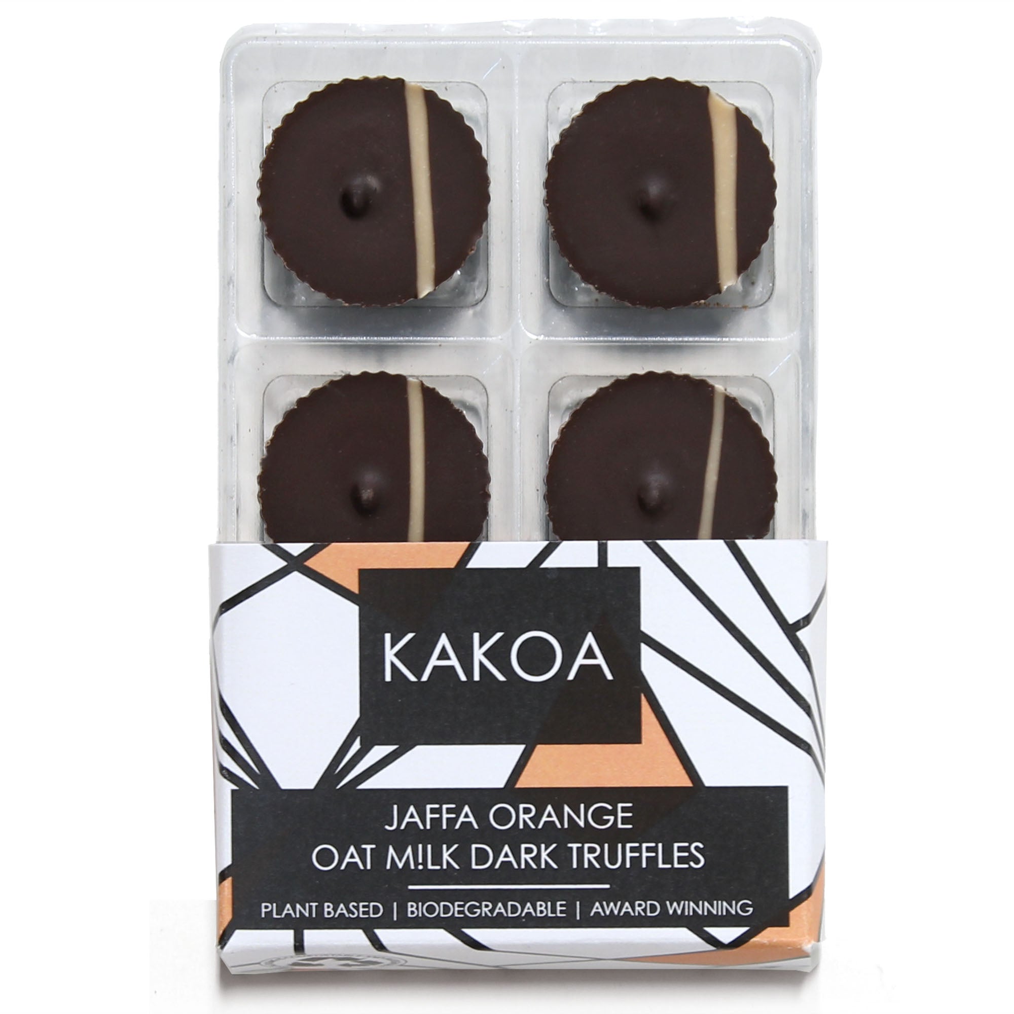 Orange Vegan Chocolate Truffles