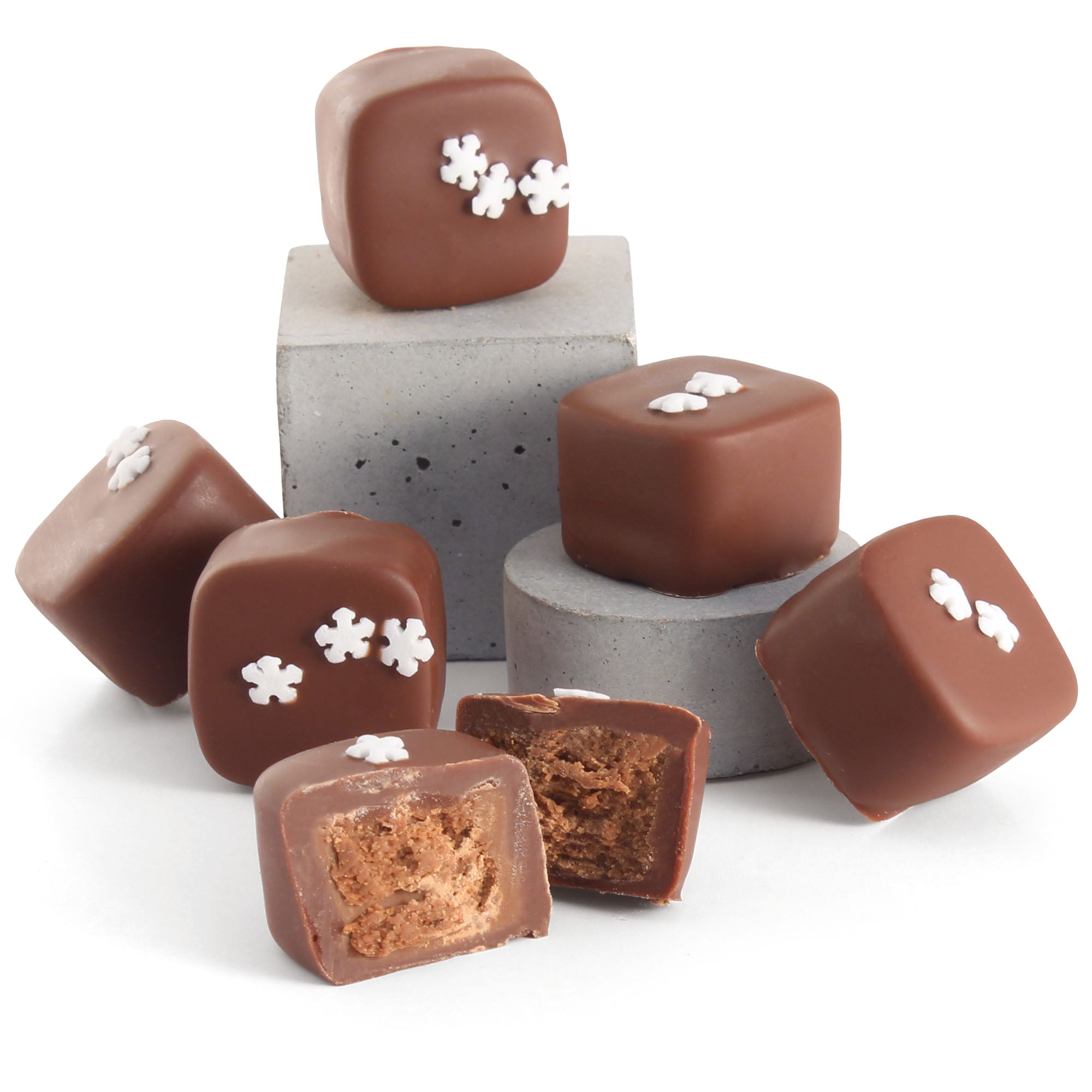 Vegan Christmas Caramel chocolates