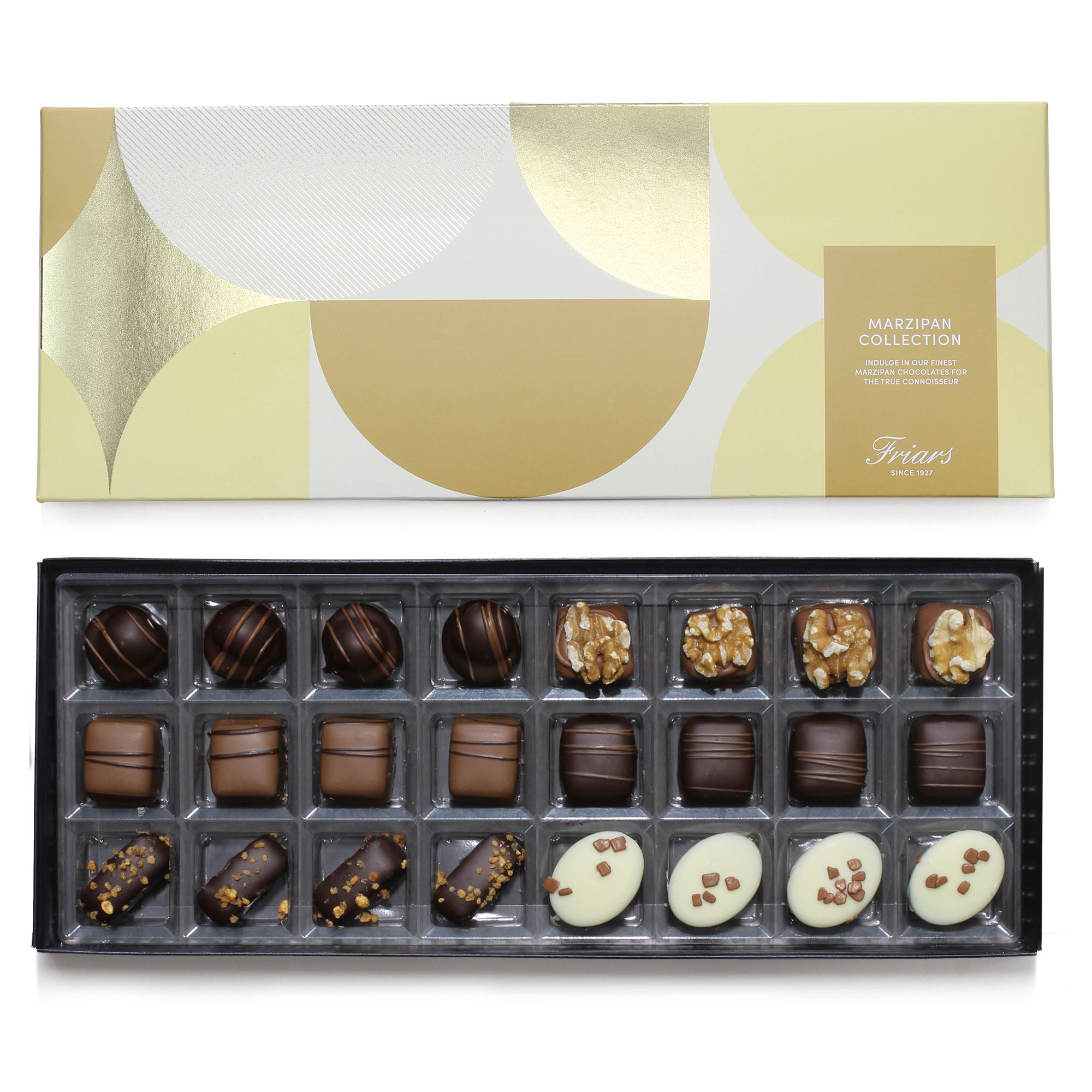 Marzipan chocolate gift box