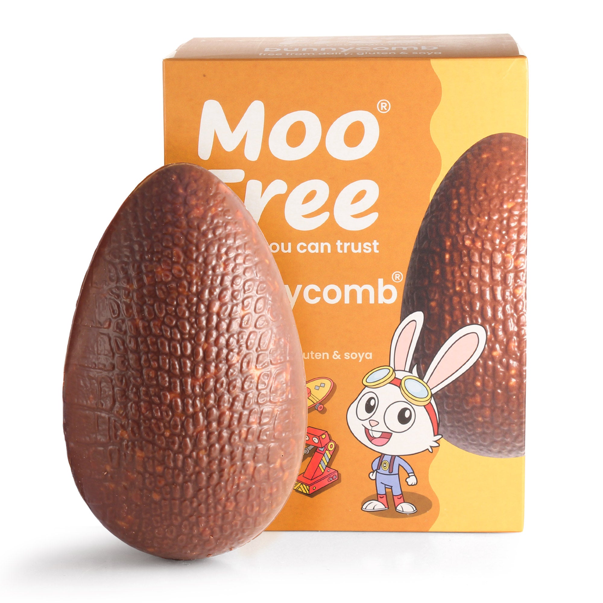 Moo Free Honeycomb Vegan Chocolate Egg
