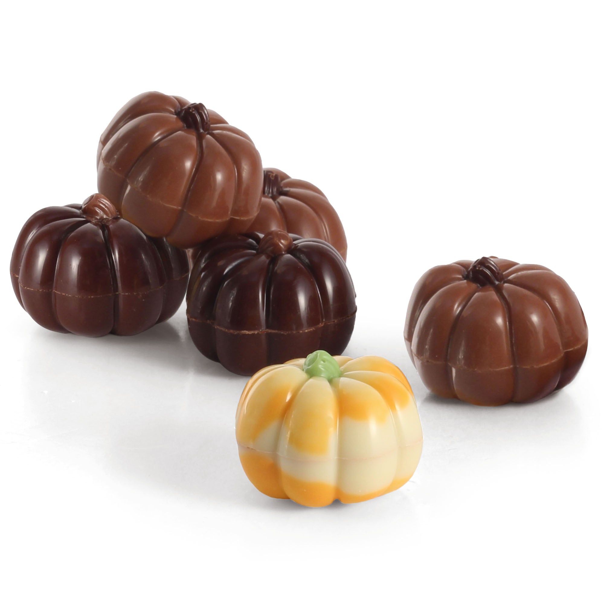 Chocolate Praline Pumpkins