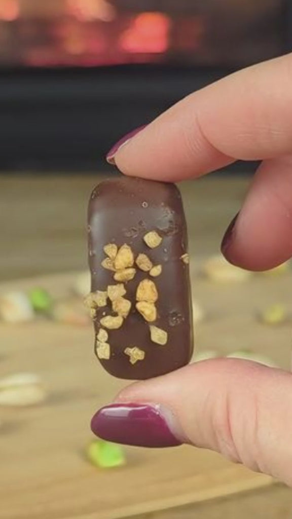 PISTACHIO MARZIPAN CHOCOLATES