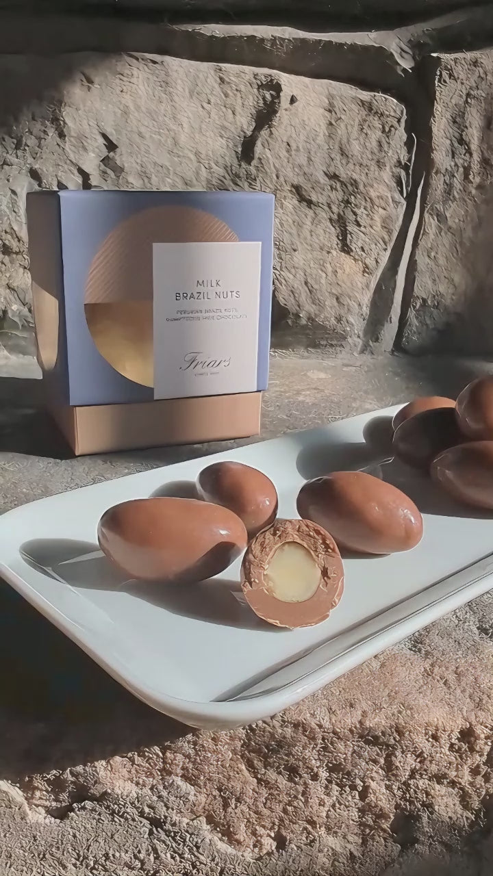 MILK CHOCOLATE BRAZIL NUTS CUBE UNBOXING