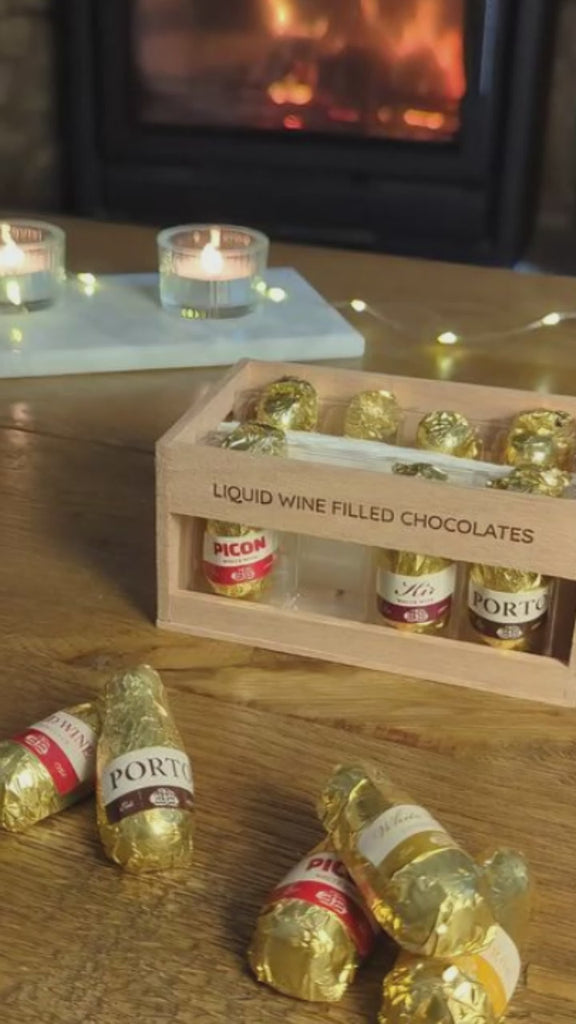 FRIARS WINE LIQUEUR CHOCOLATES CRATE 